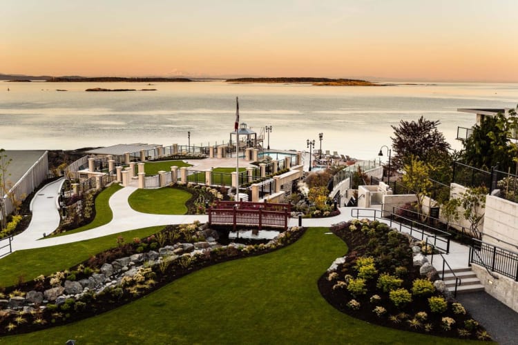 Gardens & view